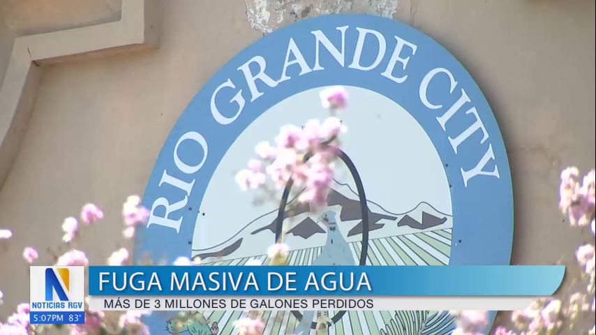 Avería de tubería de agua genera alerta de salud en Rio Grande City