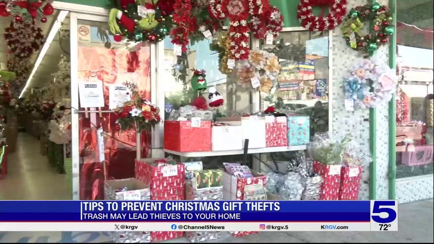 Mission police give tips to prevent thefts after the holidays