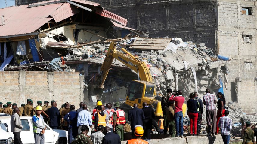 Several in Kenya missing after building collapsed