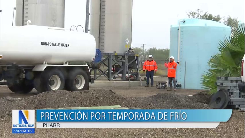 TXDOT se prepara para la temporada de frío en Pharr