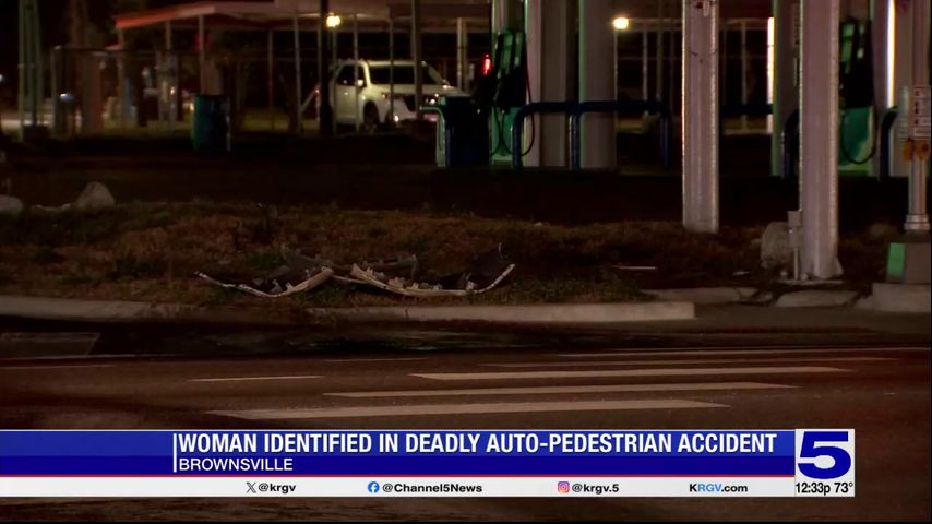 Brownsville police identify woman killed in auto-pedestrian crash