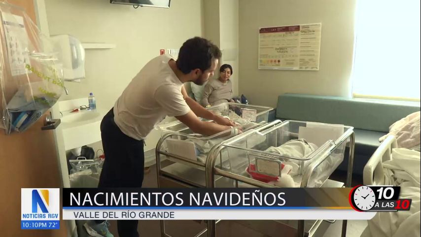 Familia del Valle recibe a gemelos en la navidad