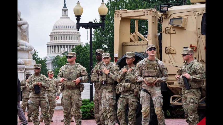 National Guard members on DC streets for Trump's crackdown will soon be armed, military says