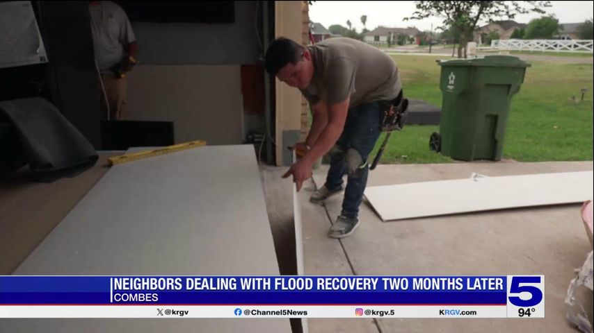 Combes residents continue rebuilding months after historic flood event