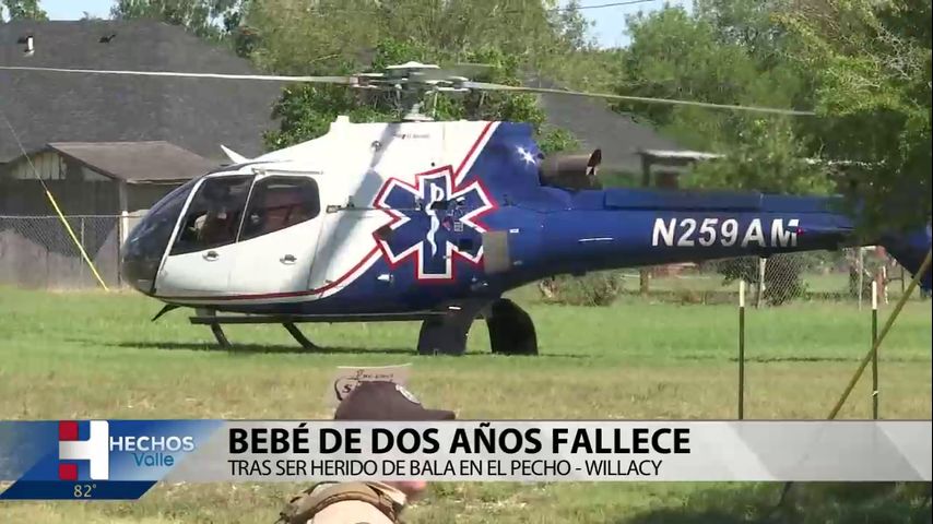 Bebe de dos años fallece tras recibir herida de bala en el pecho