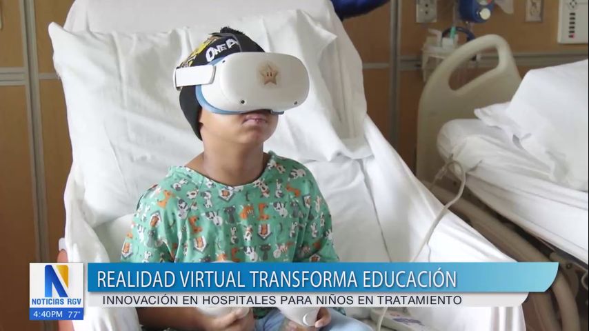 Salud y Vida: Estudiantes hospitalizados usan la realidad virtual para continuar estudiando