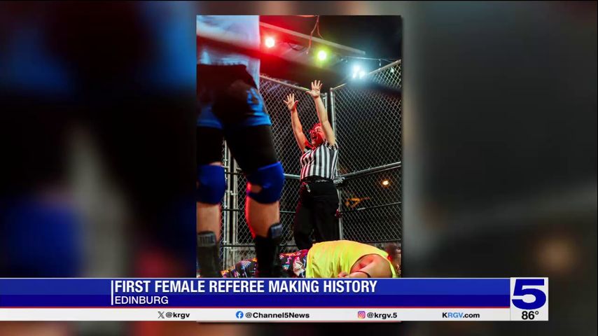 Edinburg woman making history as the first female referee at Citrus Live