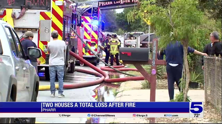 Pharr fire destroys 2 homes