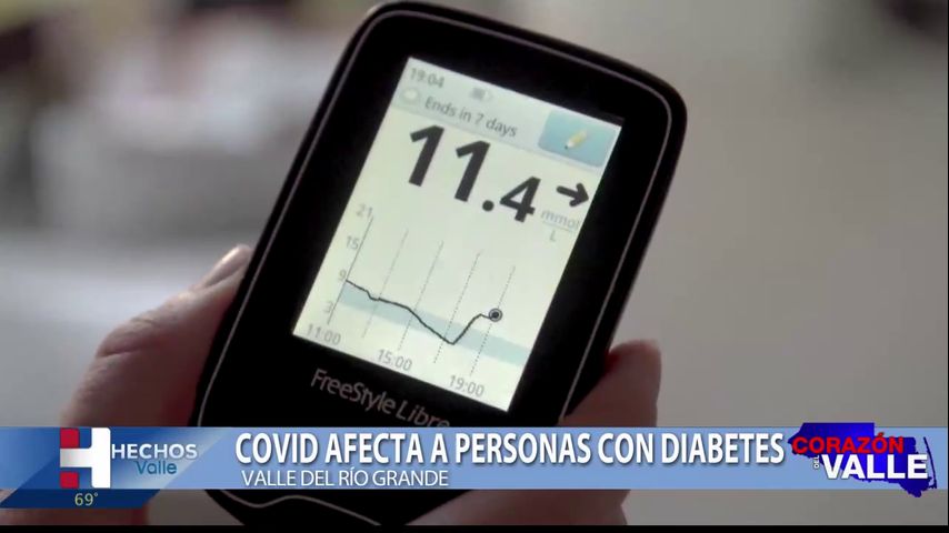 Corazón del valle: COVID afecta a personas con diabetes