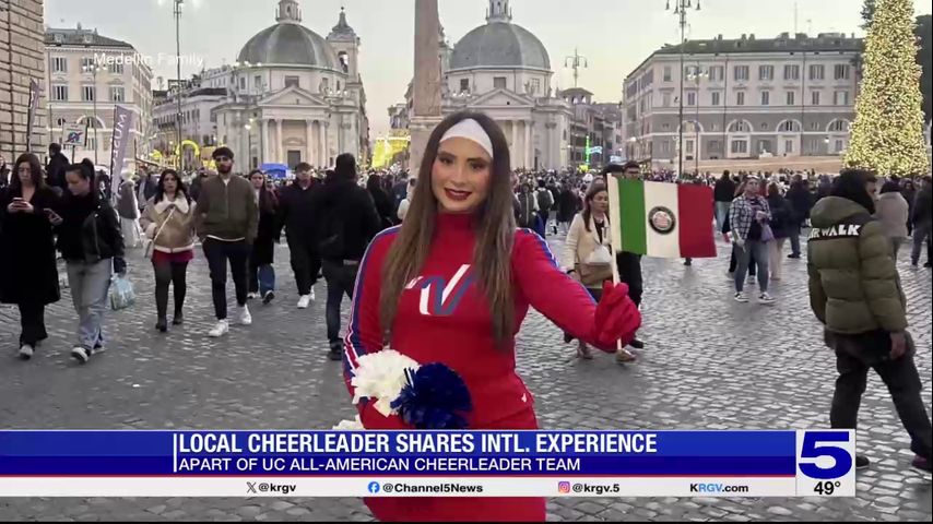 Weslaco cheerleader discusses participating in Rome's New Year's Day Parade