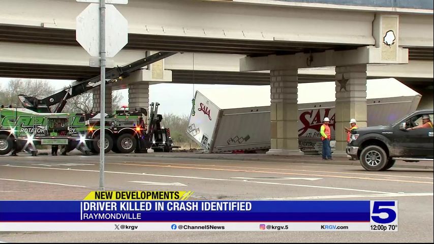 DPS: Driver dies after tractor trailer falls off overpass in Raymondville