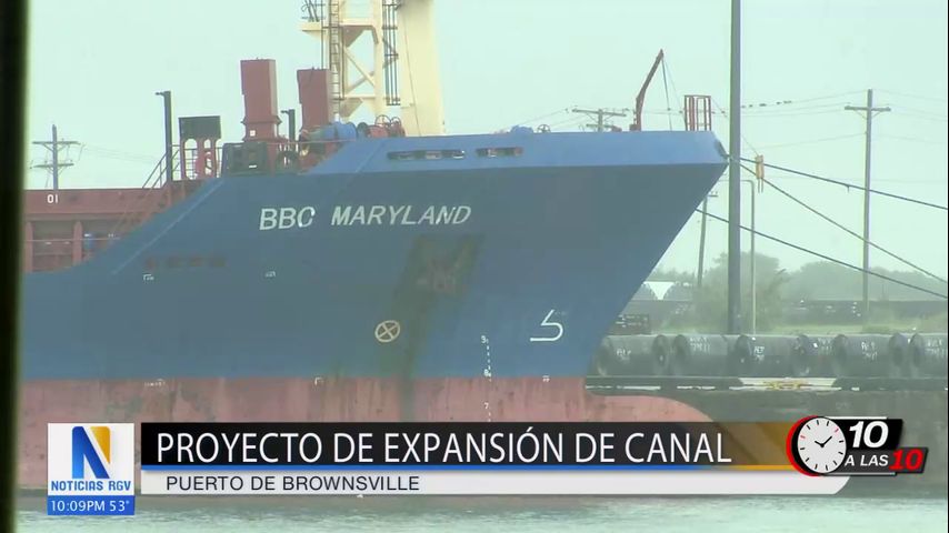 Puerto de Brownsville avanza con la expansión del canal de navegación