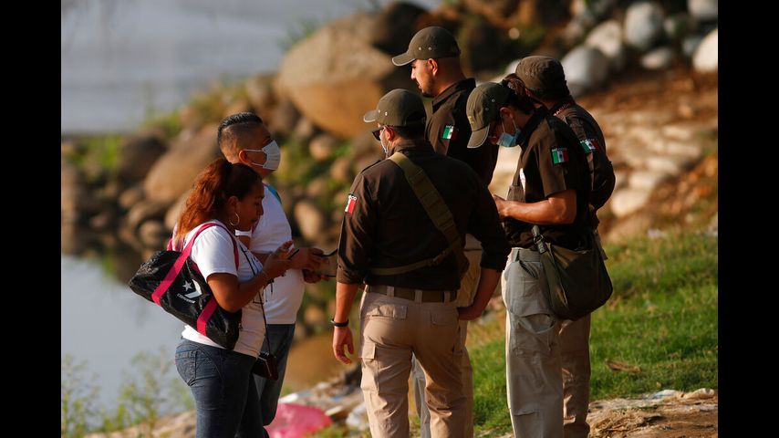 Mexico boundaries non-important journey on southern border
