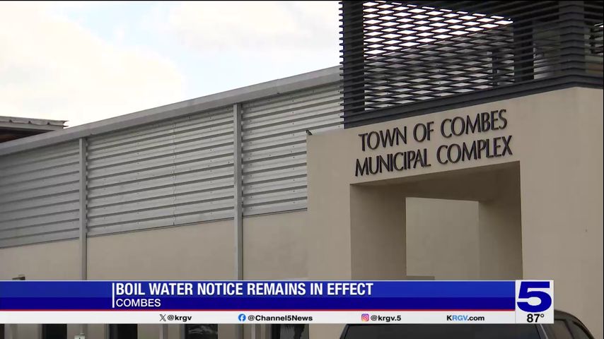 Boil water notice remains in effect in Combes