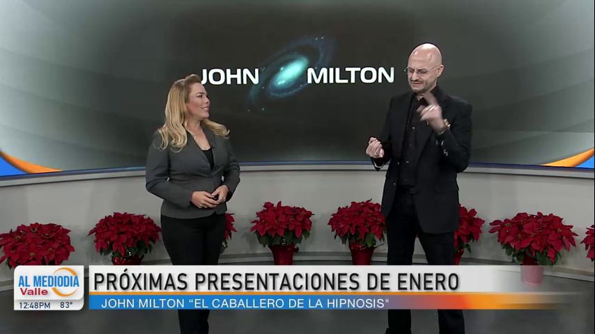 John Milton invita a la comunidad del Valle a sus próximas presentaciones