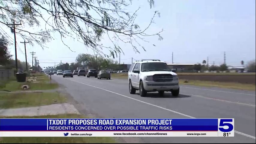 TxDOT Holds Public Meeting On Proposed Road Expansion Project In Donna