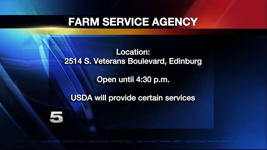 Farm Service Agency Open for 1 Day amid Gov't Shutdown