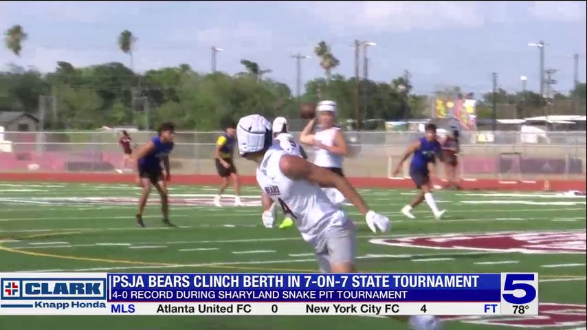 PSJA Bears clinch berth in 7-on-7 state tournament