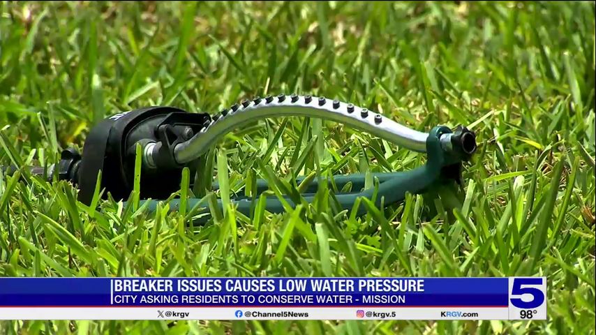 Low water pressure in Mission caused by breaker issue at city water plant