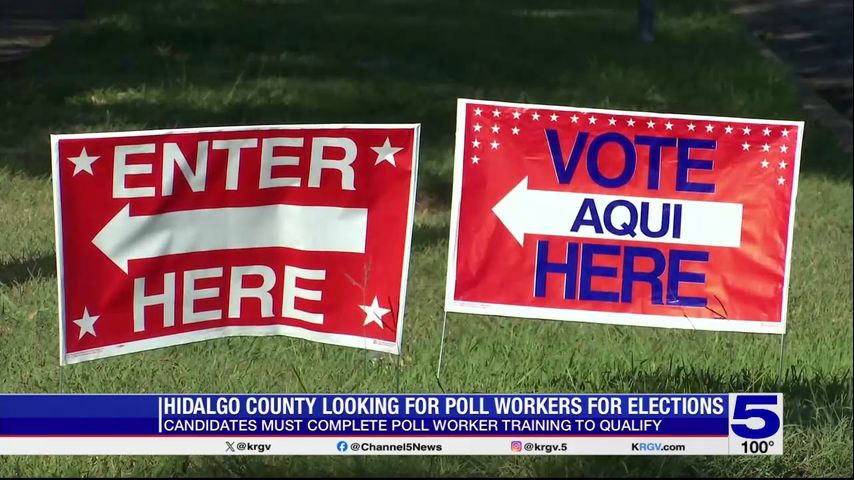 Hidalgo County looking for poll workers for November 2024 elections