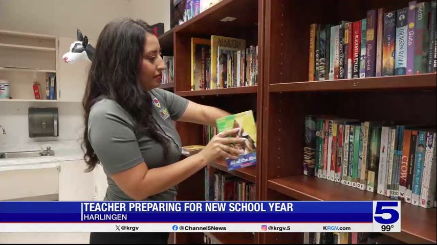 Harlingen teacher prepares for the new school year