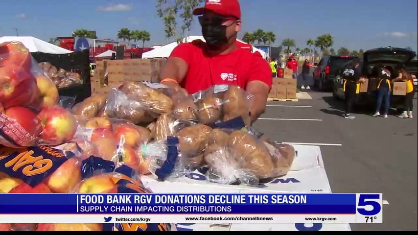 Food bank sees decrease in donations