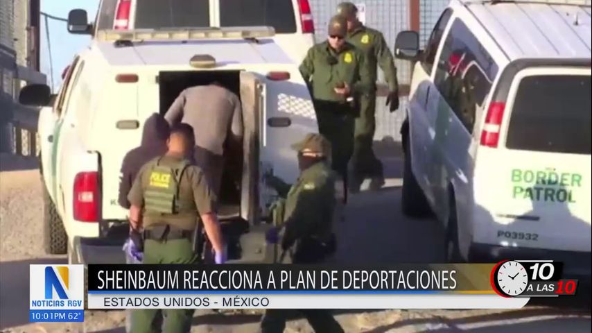 Sheinbaum reacciona a plan de deportaciones