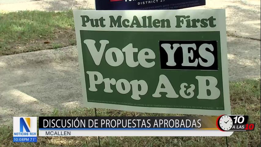 Propuestas aprobadas en McAllen serán analizadas para su implementación en enero