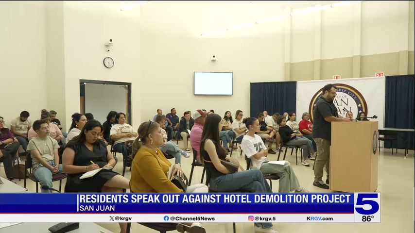 San Juan residents speak out against hotel demolition project