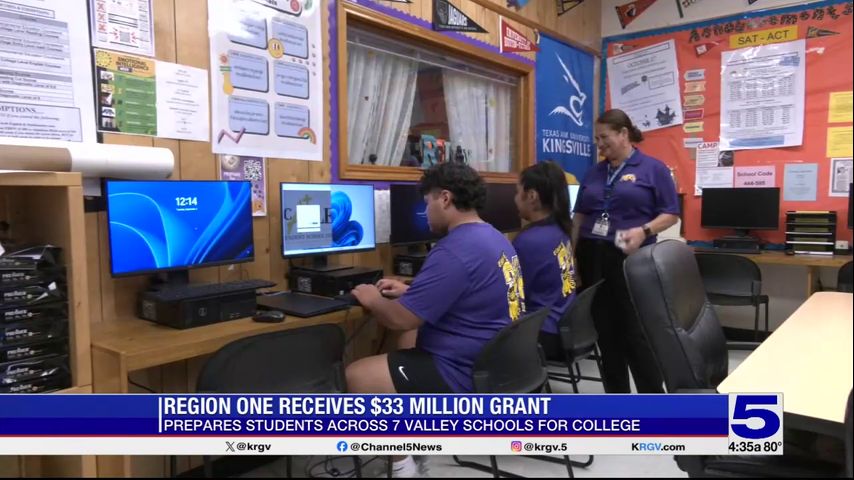 Region One receives $33 million grant to prepare Valley students for college