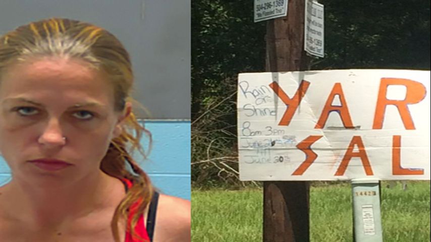 Report: Woman allegedly looted neighbor's flooded home, sold stolen items at yard sales