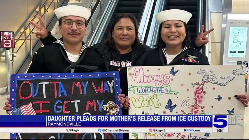 Raymondville military mom in ICE custody, daughter begging for release