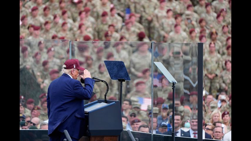 Trump says he will 'liberate' Los Angeles in speech to mark the 250th anniversary of the Army