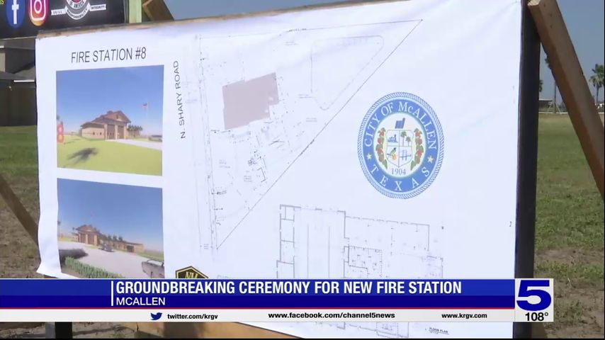 Groundbreaking held for nearly $5 million McAllen fire station
