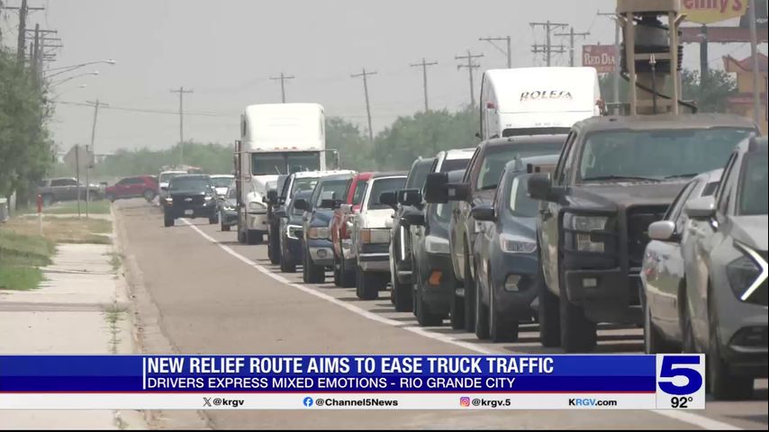 New relief route aims to lessen traffic congestion in Rio Grande City