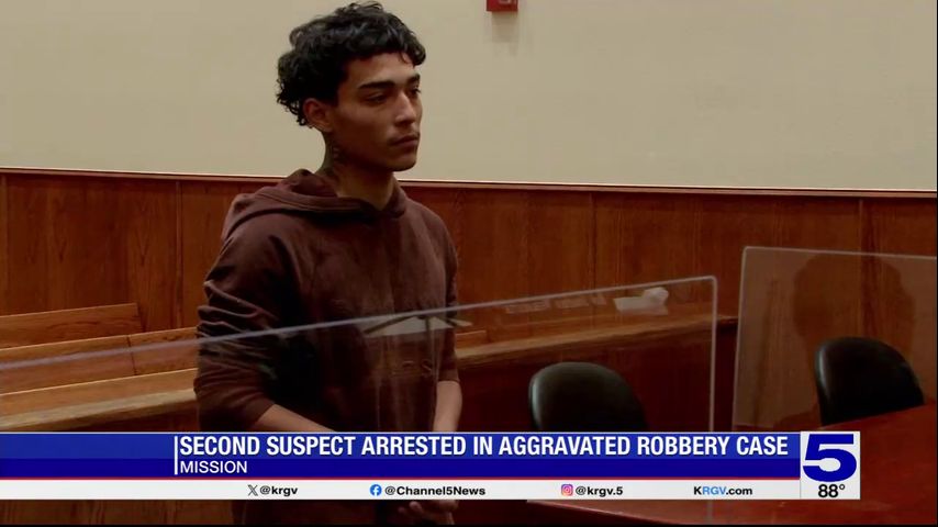 Second suspect arraigned in connection with aggravated robbery in Mission