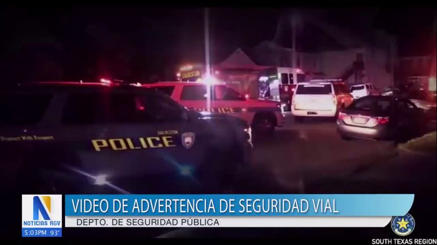 DPS difunde video de advertencia de seguridad vial en este fin de semana feriado