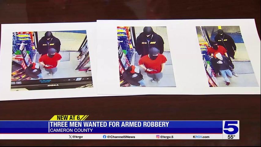 3 men wanted following armed robbery at Harlingen Dollar General store