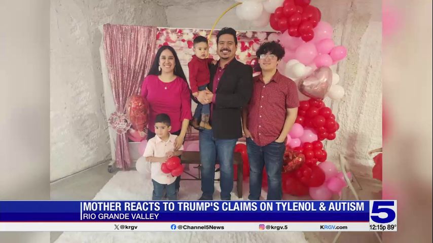 Alamo mom reacts to President Trump's claims linking Tylenol and autism