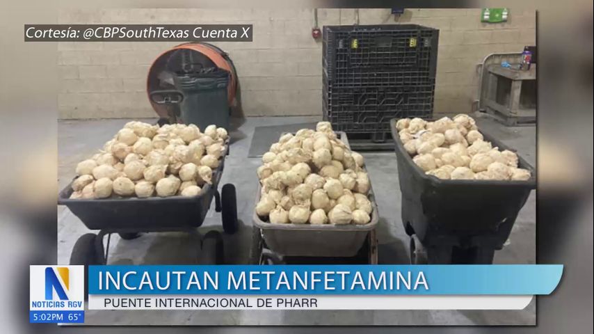 Agentes fronterizos incautan mas de 800 libras de metanfetamina en el puente internacional de Pharr