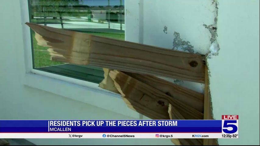 Crews assess, repair storm damage in north McAllen