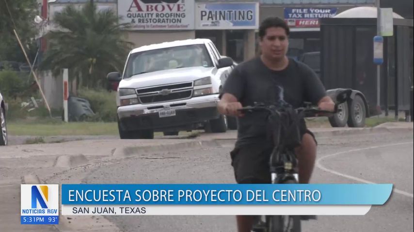 Realizan encuesta sobre proyecto del centro de San Juan