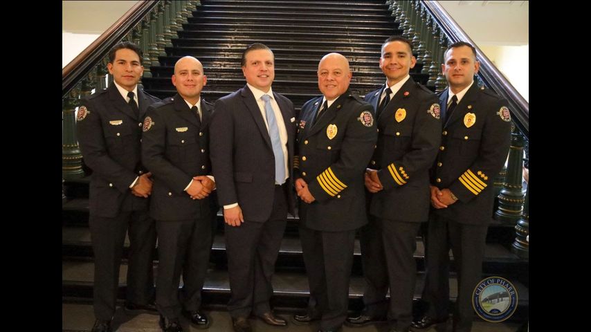 State officials recognize Pharr firefighters for wildfire deployment to California