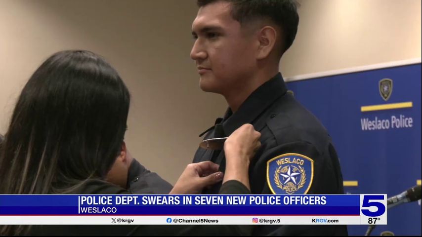 New Weslaco police officers sworn in