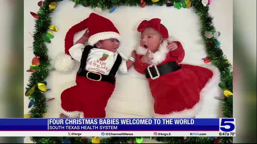 South Texas Health Systems welcomes four Christmas babies