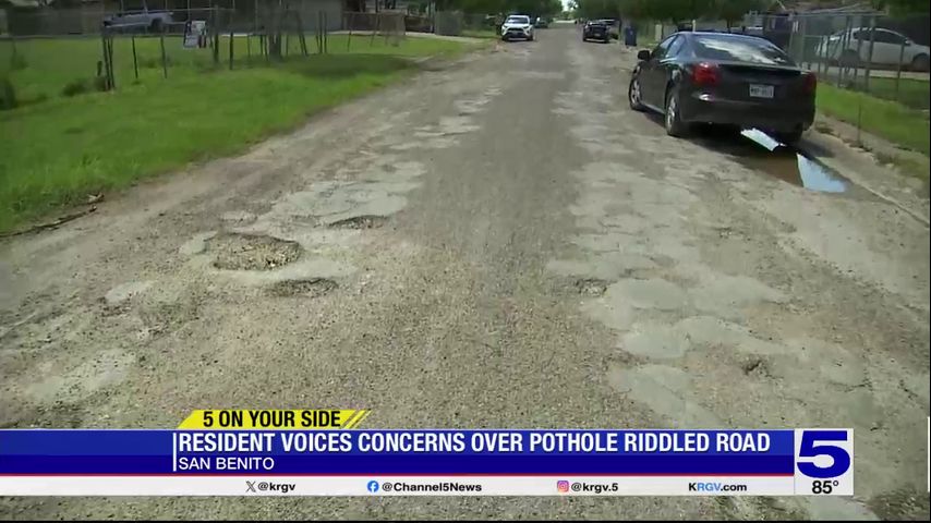 5 On Your Side: San Benito residents voice concerns over pothole riddled road