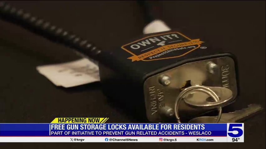 Weslaco police offering free gun storage locks to residents