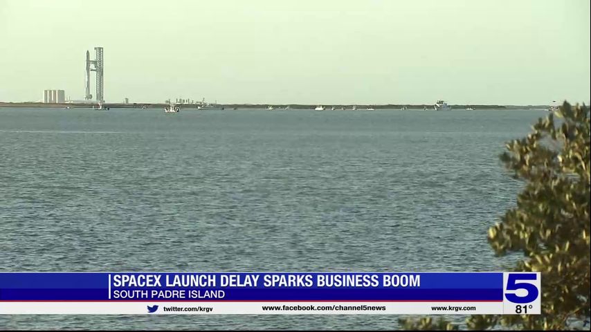 SpaceX launch delay sparks business boom at South Padre Island