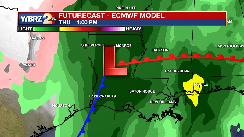 Stray Shower on Friday Storms Likely on Monday and Tuesday
