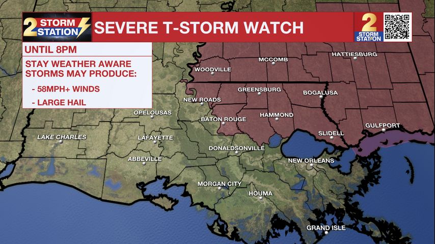SEVERE T-STORM WATCH until 8pm for Metro Area, locations north and east - Vimarsana News